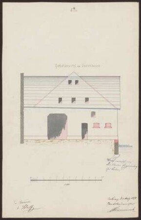 Wolf, Johannes, Müller Scheunenanbau und Ausbau des Dachstockes