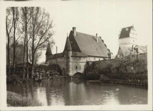 Dinkelsbühl. Die alte Stadtmühle an der Wörnitz