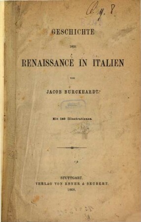 Geschichte der Renaissance in Italien