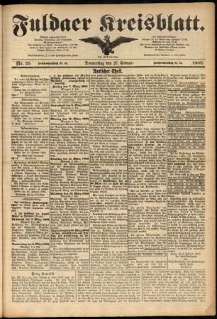 Ausgabe vom Donnerstag, den 27. Februar 1902.