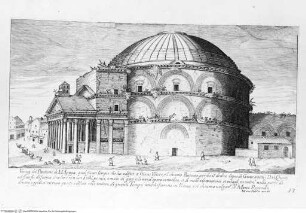 Vestigi delle antichità di Roma, Tivoli, Pozzuolo e altri luochi, Tafel 33: Vestigij del Panteone, ...