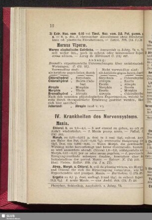 IV. Krankheiten des Nervensystems