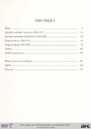 Spis treści