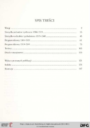Spis treści