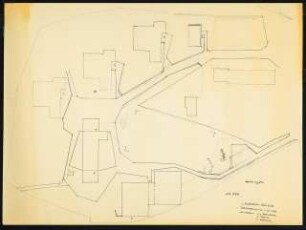 Grünplanung für Volksschule, Wehingen: Lageplan 1:250 Besprechung 19.1.65