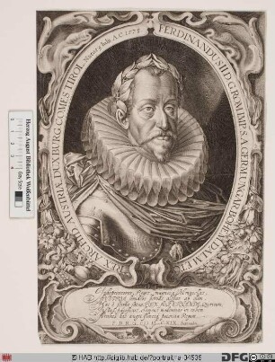 Bildnis Ferdinand II., römisch-deutscher Kaiser (reg. 1619-37)