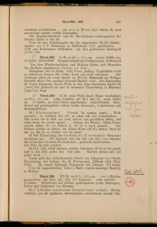 Ordensgeschichte [8° Cod. Ms. theol. 204 - 4° Cod. Ms. theol. 210]