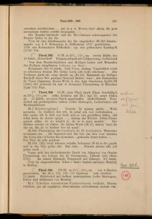 Ordensgeschichte [8° Cod. Ms. theol. 204 - 4° Cod. Ms. theol. 210]