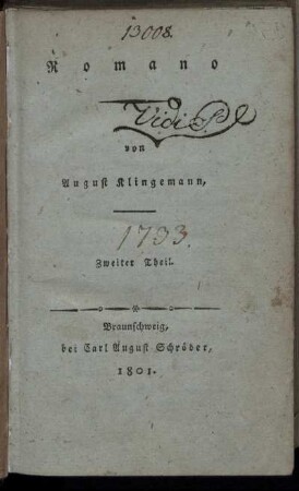 2. Th.: Romano. Zweiter Theil