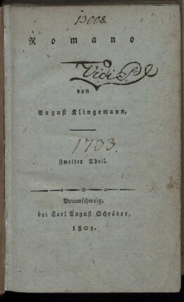 2. Th.: Romano. Zweiter Theil