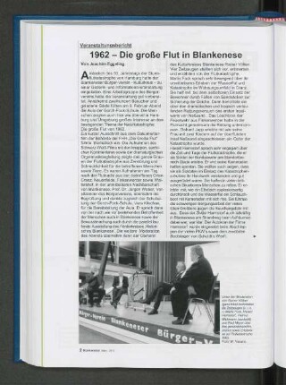 Veranstaltungsbericht: 1962 - Die große Flut in Blankenese