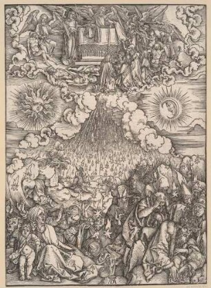 Die Apokalypse, Blatt 4: Die Eröffnung des fünften und sechsten Siegels