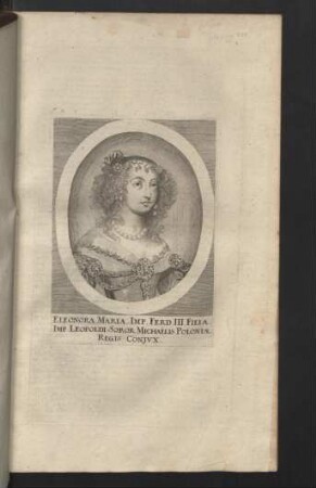 Eleonora Maria, Imp. Ferd. III. Filia.