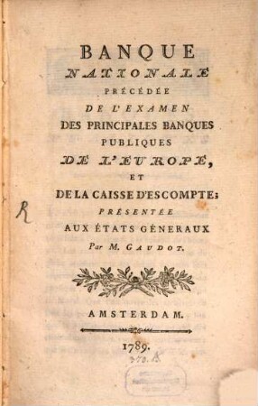 Banque nationale