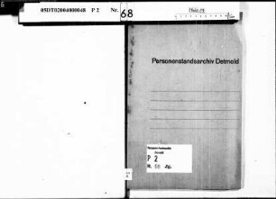 Zivilstandsregister der Juden der Gemeinde Herford (GHT 1811, 1814) (Gemeinde: Herford)