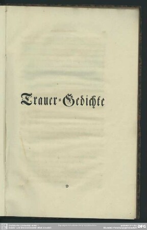 Trauer-Gedichte