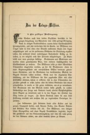 189-202, 8. Ein geistiger Waffengang