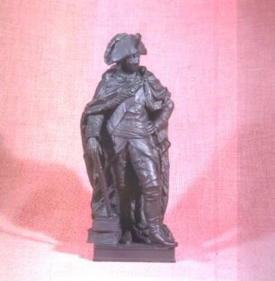 Hirzenhain. Eisen-Kunstguß-Museum. Statuette des Königs Friedrich des II. von Preußen