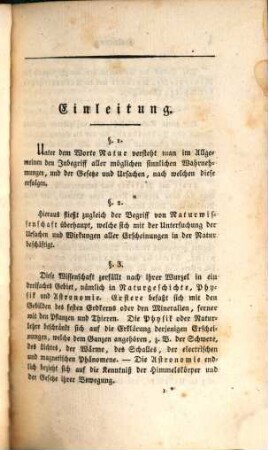 Taschenbuch der Anatomie und Physiologie : nach dem neuesten Standpuncte beider Wissenschaften und zunächst für practische Ärzte entworfen, 2. Taschenbuch der Physiologie