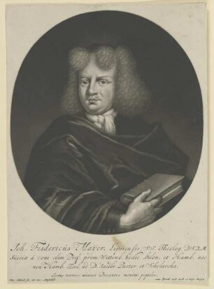 Bildnis des Joh. Fidericus Mayer