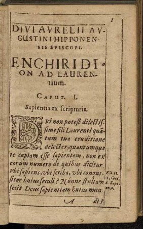 Enchiridion Ad Laurentium