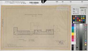Arnsberg, Bezirksregierung, Hauptgebäude, Seibertzstr. 1, Dachgeschoss, Grundriss