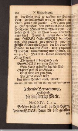 10. Betrachtung: Die bußfertige Seele