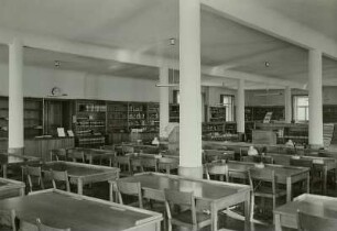 Landesbibliothek, Marienallee : Dresden, Marienallee 12, Sächsische Landesbibliothek, 1. Stock, Lesesaal