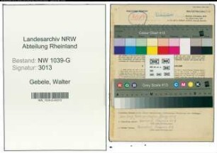 Entnazifizierung Walter Gebele , geb. 01.04.1912 (Angestellter)