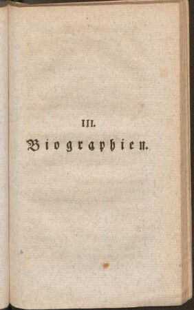 III. Biographien
