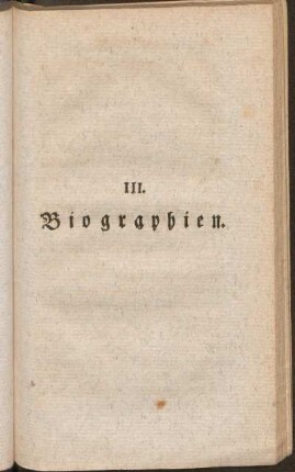 III. Biographien