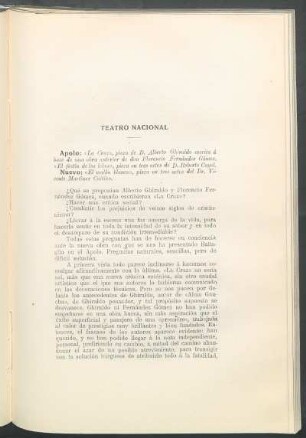 Teatro Nacional
