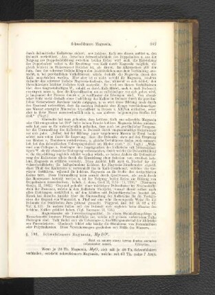 § 193. Schwefelsaure Magnesia.