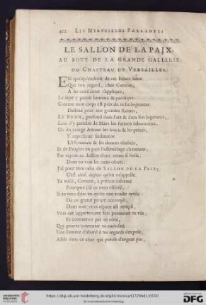 Le sallon de la paix