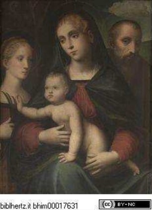 Madonna mit der heiligen Katharina und einem weiteren unbekannten Heiligen