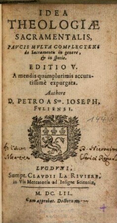 Idea theologiae Sacramentalis