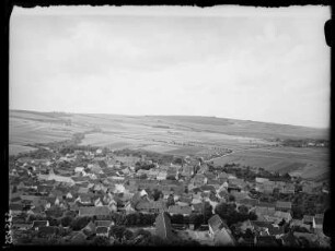 Blick von Richtung Mühlberg auf Dorf Mühlberg