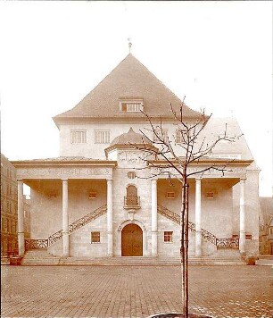 Fischer, Theodor; Stuttgart; Gustav-Siegle-Haus - Fassadenansicht
