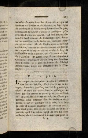 311-336, De la paix