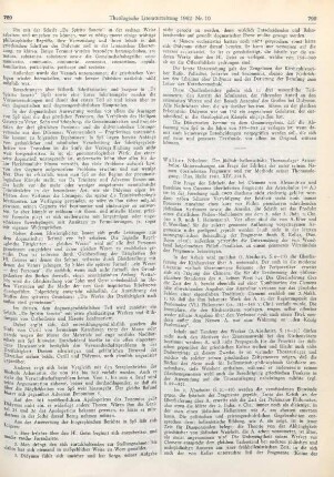 790-791 [Rezension] Walter, Nikolaus, Der jüdisch-hellenistische Thoraausleger Aristobulos