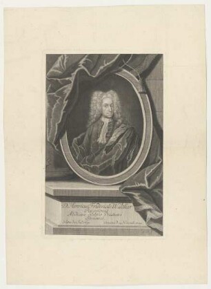 Bildnis des Henricus Fridericus Walther