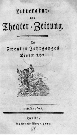 Des zweyten Jahrganges dritter Theil