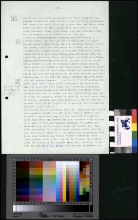 Aufzeichnungen und Notizen: Exzerpt aus dem Tagebuch von Mauck