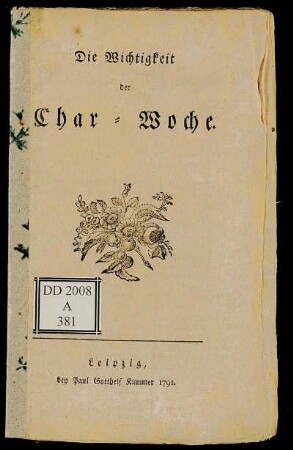 Die Wichtigkeit der Char-Woche