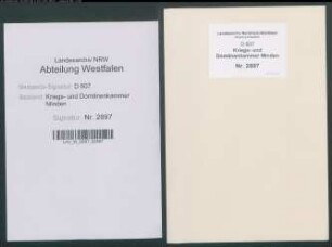 Deputatholzlieferungen an die Drosten, Beamten und anderen Bediensteten des Amtes Sparrenberg