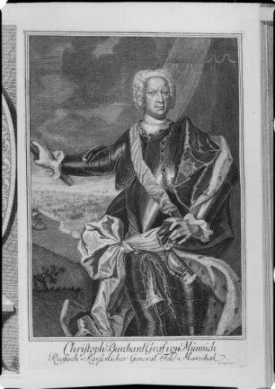 Bildnis Christoph Burchard Graf von Münnich