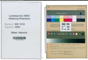 Entnazifizierung Heinrich Meier , geb. 22.02.1887 (Schmied)