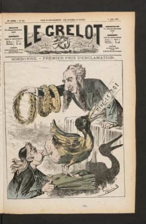Sorbonne. - Premier prix d'exclamation