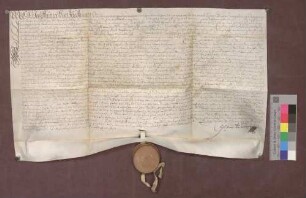 Schuldverschreibung des Hans Graser zu Auggen gegenüber dem Domstift zu Basel.