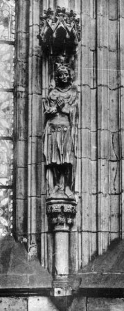 Halberstadt, Dom St. Stephanus und St. Sixtus, Marienkapelle, Anbetung der Heiligen Drei Könige, ein König